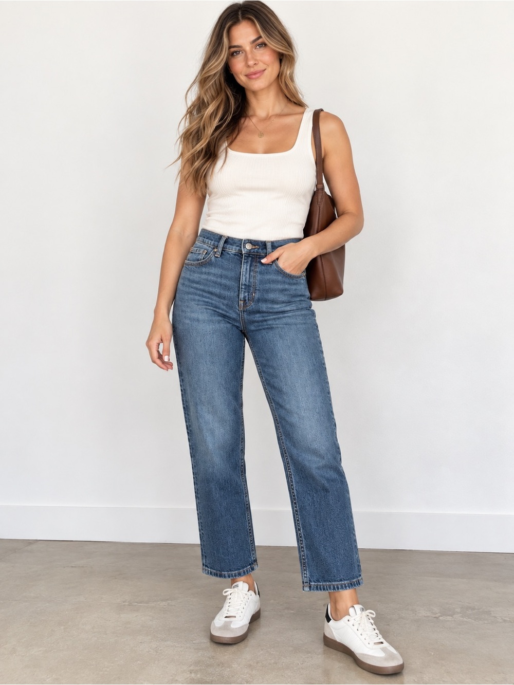 High Rise Straight Leg Jeans Womens 27 Short Stretch Blue Denim Banana Republic